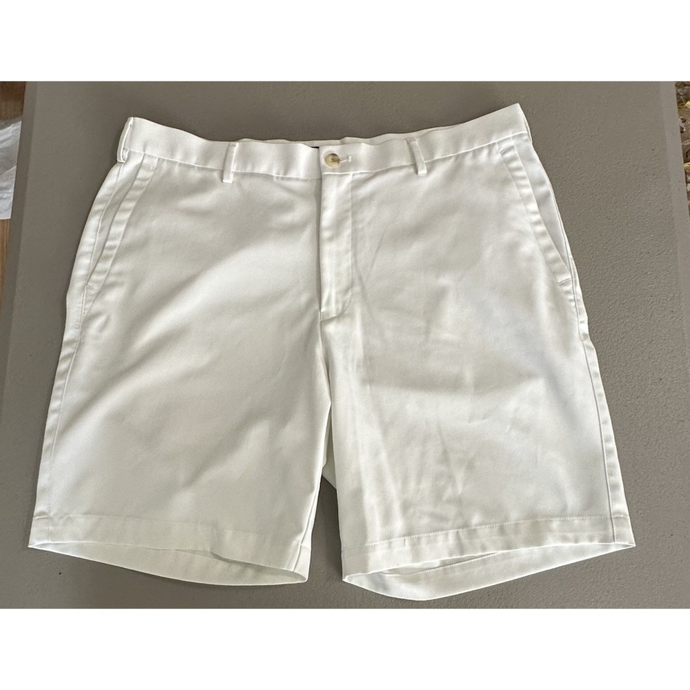 Peter Millar White Golf Shorts Size 35 8"